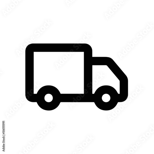 Truck icon symbol vector illustration 