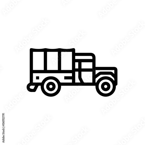 Truck icon symbol vector illustration 