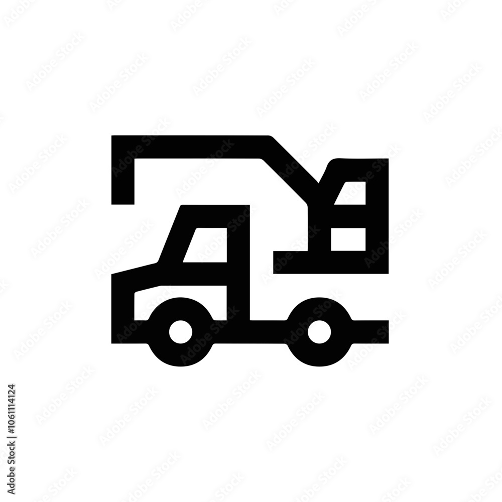 Truck icon symbol vector illustration

