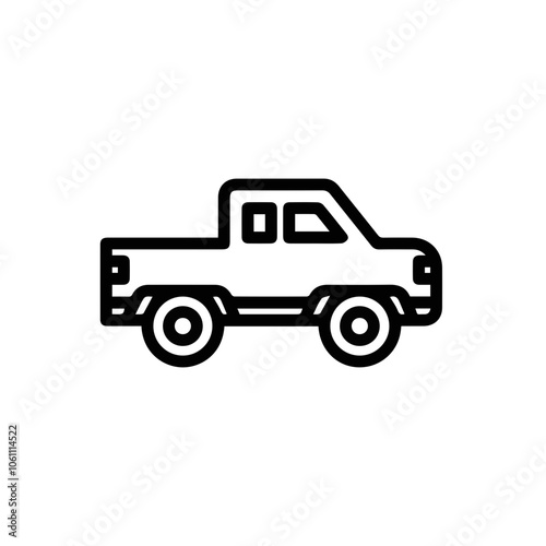 Truck icon symbol vector illustration 