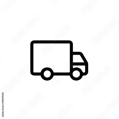 Truck icon symbol vector illustration 