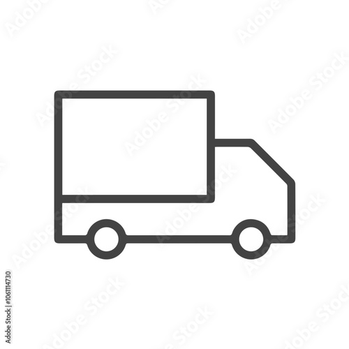 Truck icon symbol vector illustration 