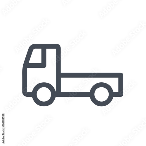 Truck icon symbol vector illustration 