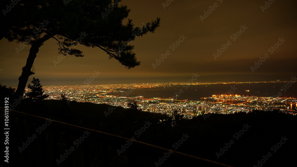 Fototapeta premium 六甲山の夜景