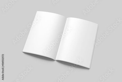 Blank a4 magazine white