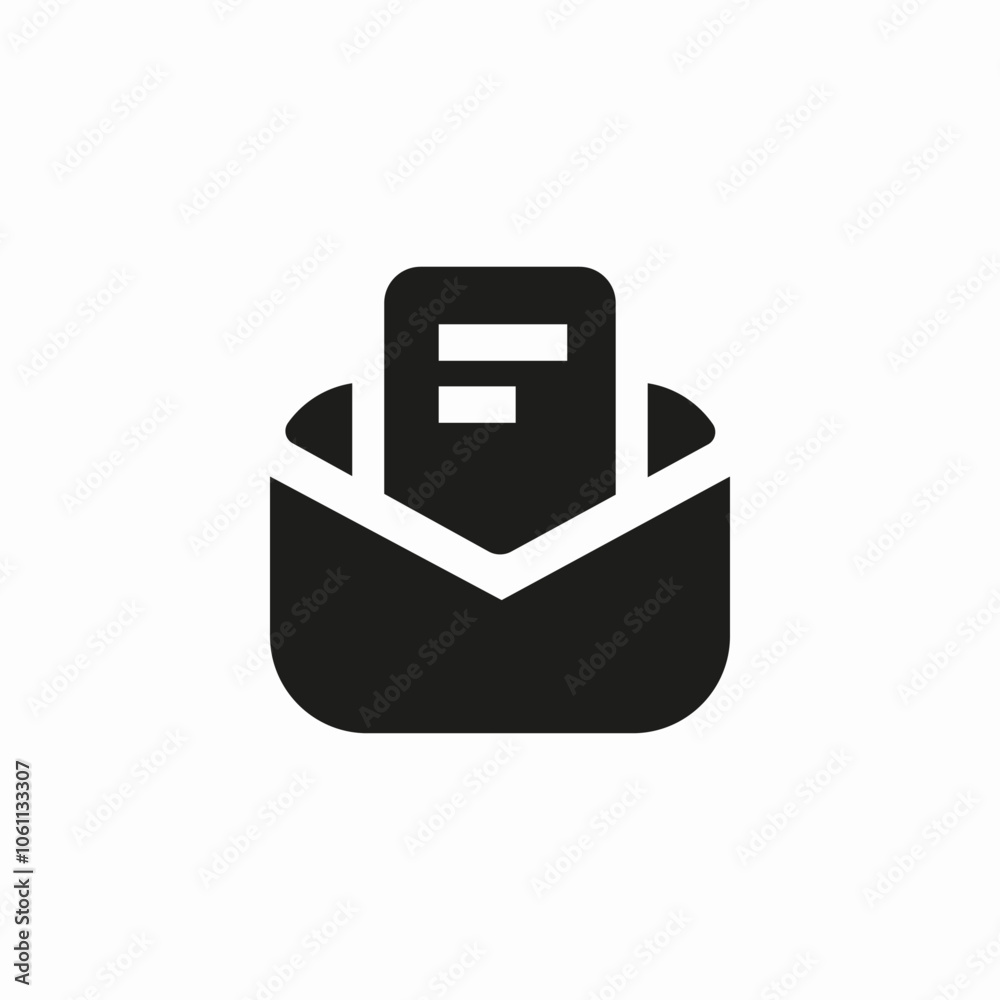 open mail read icon sign vector open mail read icon sign vector
