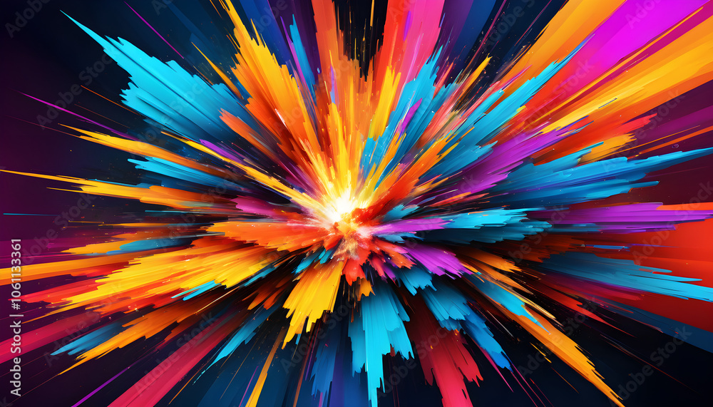 Vibrant Color Burst