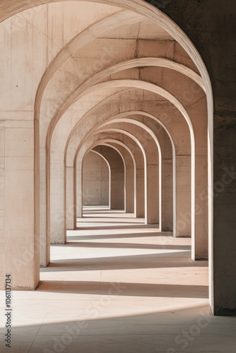 Architectural columns in a building, casting shadows on the ground. The image captures the intricate details and historical significance of this structure.