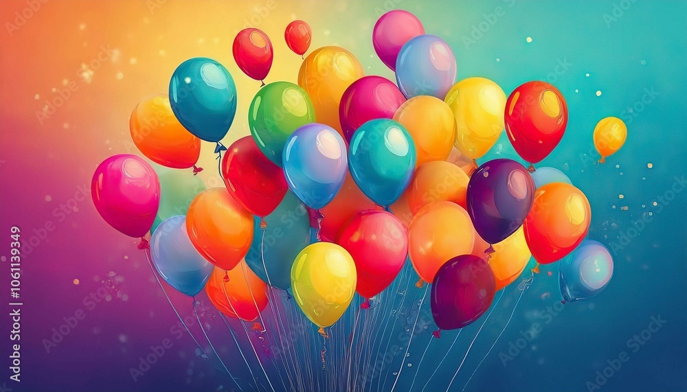 colorful balloons background colorful balloons background