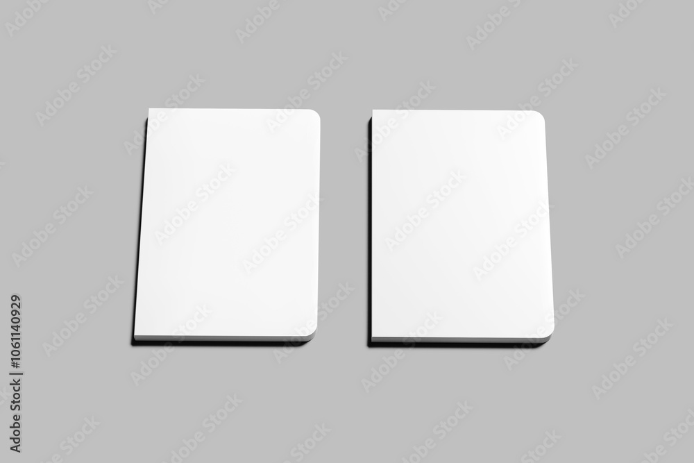 Fototapeta premium Blank a5 notebook white