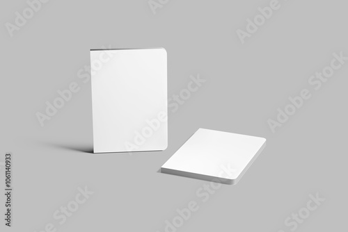 Blank a5 notebook white