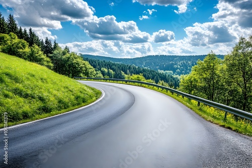 mountain road in the mountains