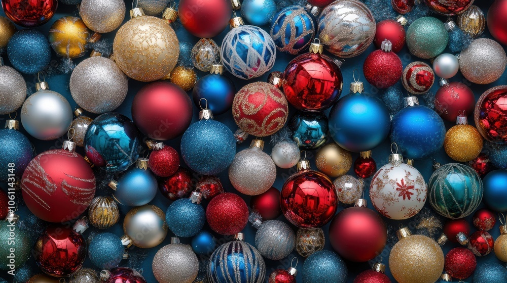 Seamless background of Christmas New Year decoration ornament. Seamless background of Christmas New Year decoration ornament.