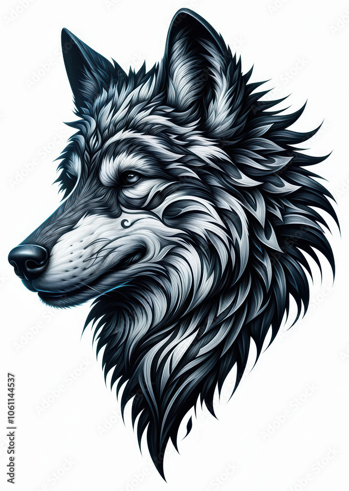 TRIBAL TATOO トライバル タトゥ 狼 wolf TRIBAL TATOO トライバル タトゥ 狼 wolf