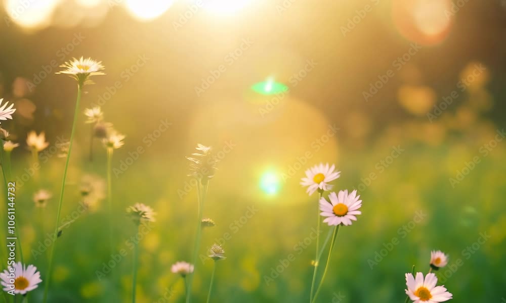 A fresh spring sunny garden background of green grass and blurred foliage bokeh A fresh spring sunny garden background of green grass and blurred foliage bokeh