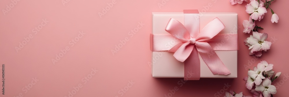 Lovely pink feminine tone gift box for Valentine’s Day, Mother's Day. Lovely pink feminine tone gift box for Valentine’s Day, Mother's Day.