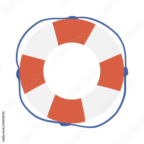 Lifebuoy vector graphic