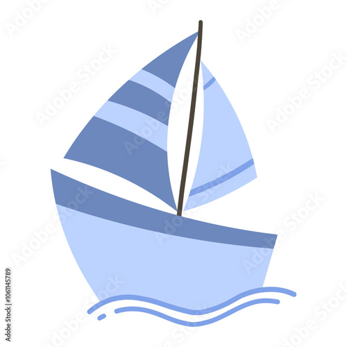 Sailboat vector illustration