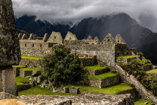 inca citadel in machu picchu