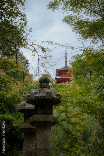 Old Japanese temples