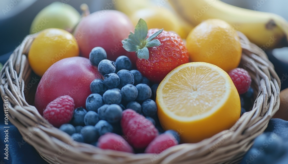 Fresh, Colorful Seasonal Fruits in a Basket A Symbol of Nature's Bounty and Immune-Boosting Power Enjoy the Sweetness of Summer with This Vibrant Array of Nature's Delights These Fresh Fruits Offer a Fresh, Colorful Seasonal Fruits in a Basket A Symbol of Nature's Bounty and Immune-Boosting Power Enjoy the Sweetness of Summer with This Vibrant Array of Nature's Delights These Fresh Fruits Offer a