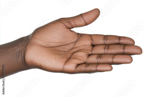 A person ' s hand holding a small piece of food - Food