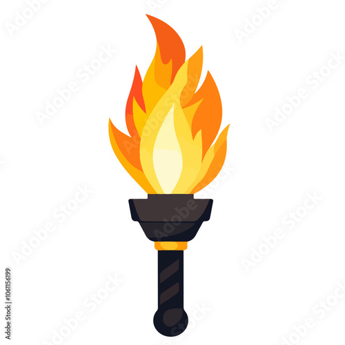 Torch vector illustration