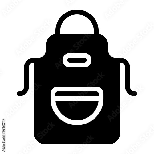 Apron solid icon