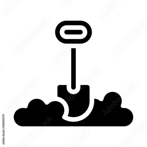 Bury solid icon