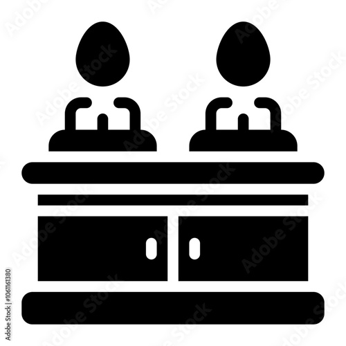 Burner Solid Icon