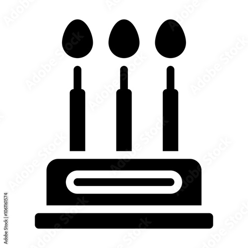 Candles solid icon