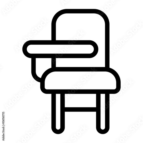 Chair line icon