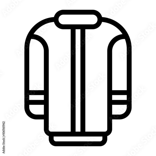 Coat line icon