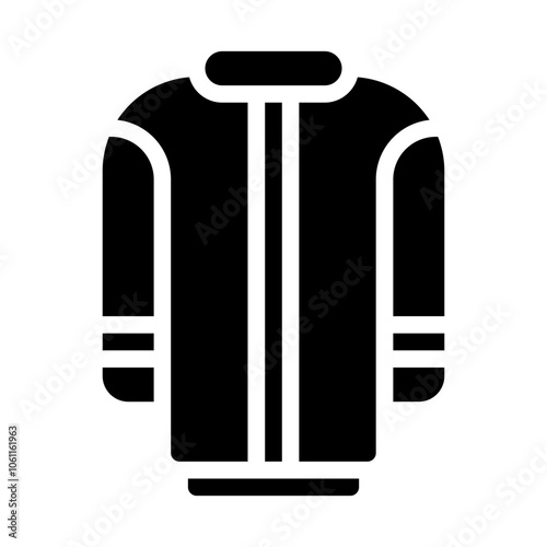 Coat solid icon