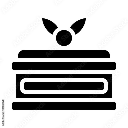 Coffin solid icon