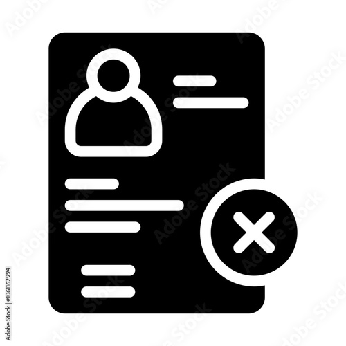 Denied solid icon