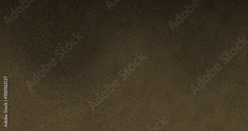 loop of a shimmering gold background. Tiny particles dance and flicker across the surface, creating a dynamic and energetic atmosphere. The texture resembles liquid metal, flowing and shimmering