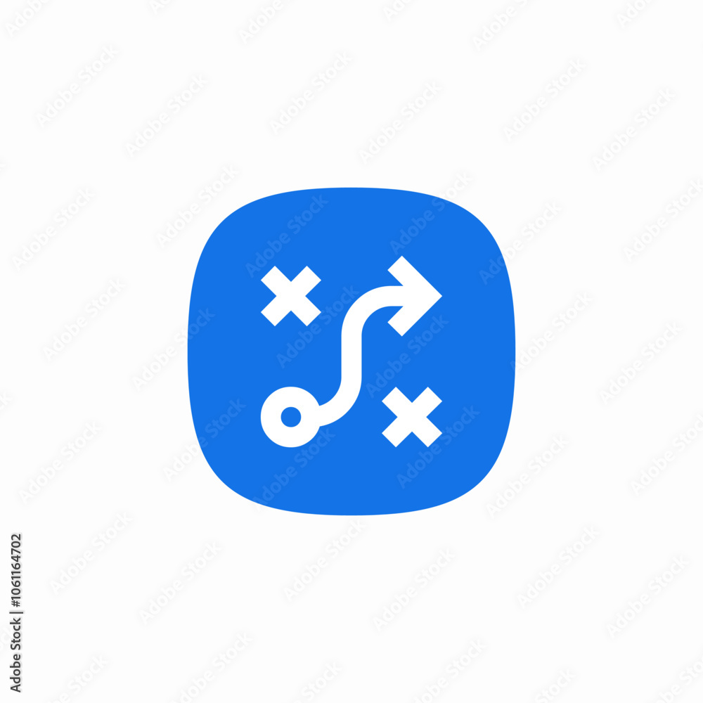 tactics strategy icon sign vector tactics strategy icon sign vector