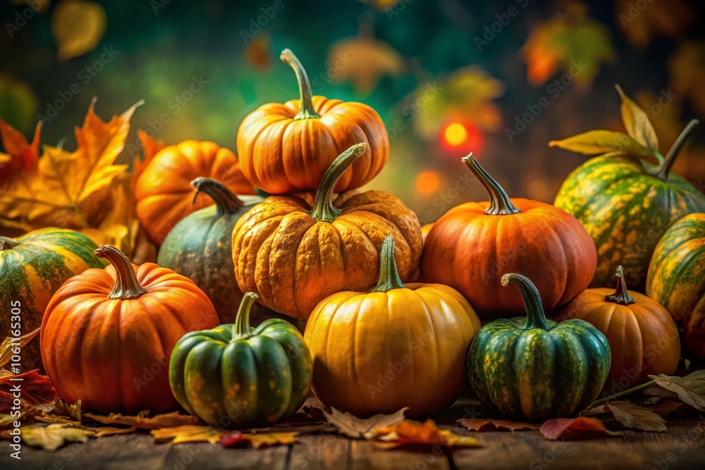 Captivating Low Light Photography of a Pile of Pumpkins for Autumn Decor, Halloween, and Seasonal Themes with Warm Hues and Natural Textures Captivating Low Light Photography of a Pile of Pumpkins for Autumn Decor, Halloween, and Seasonal Themes with Warm Hues and Natural Textures