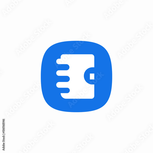 notepad text icon sign vector