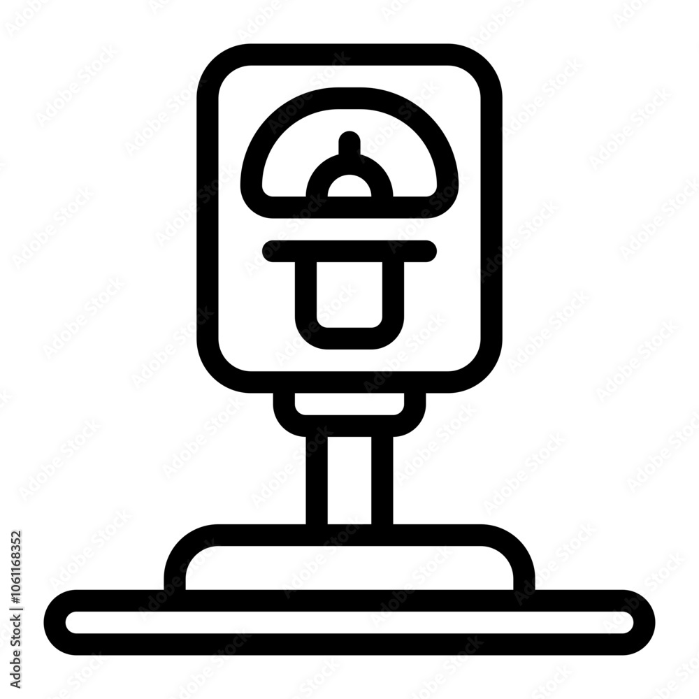 Parking Meter line icon Parking Meter line icon