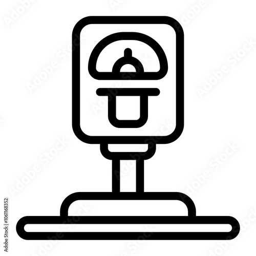 Parking Meter line icon
