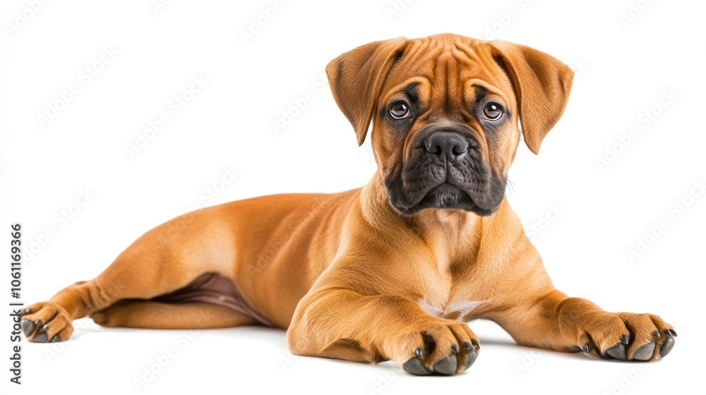 A cute dog lying down, showcasing its playful and friendly demeanor. A cute dog lying down, showcasing its playful and friendly demeanor.