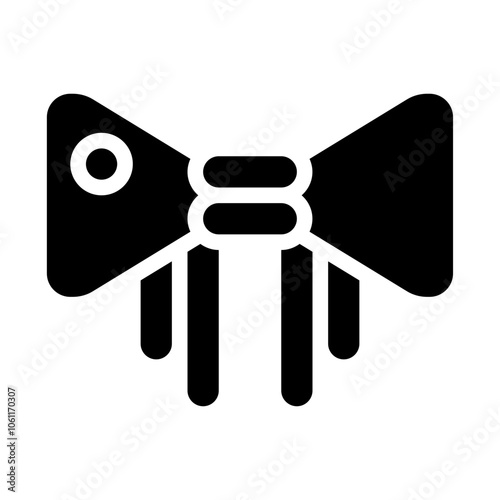 Ribbon solid icon
