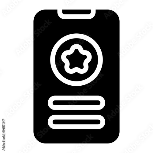 Smartphone Solid Icon