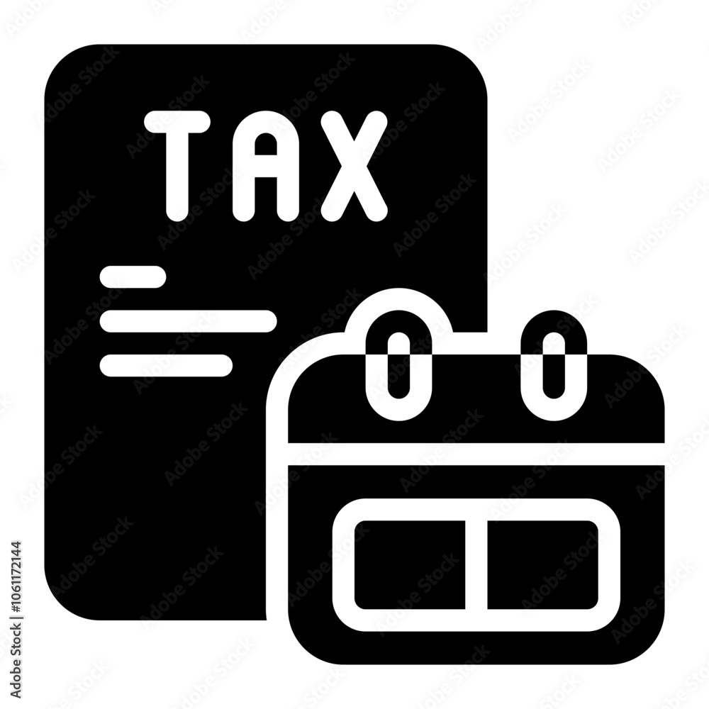 Tax Solid Icon Tax Solid Icon