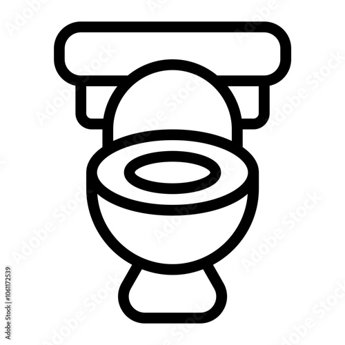 Toilet Modern Icon