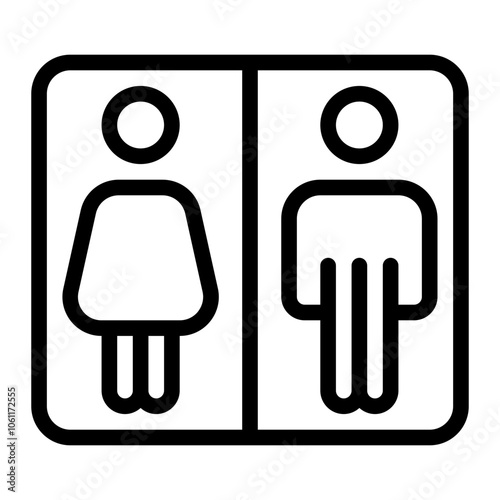 Toilet Sign Icon