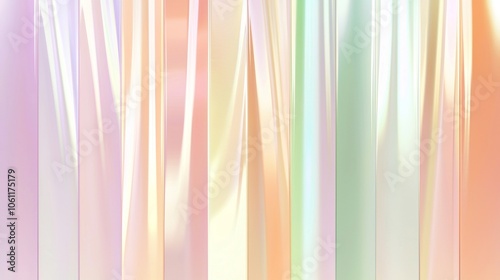 Soft pastel colors blend seamlessly in vertical stripes, creating a smooth and elegant abstract background, ideal for various design projects