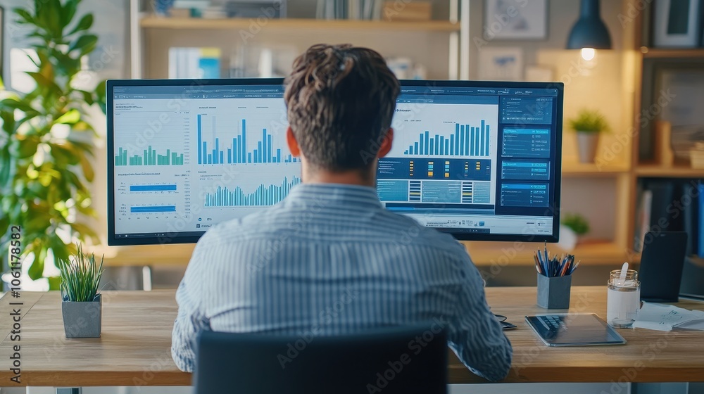 Business Analytics Dashboard Analysis in Home Office Business Analytics Dashboard Analysis in Home Office